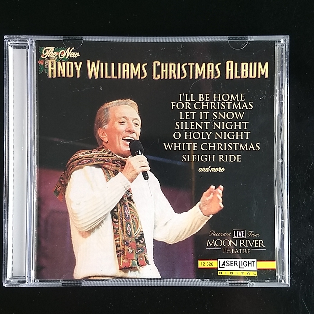 The New Andy Williams Christmas Album LIVE show on CD, 1994, Mint Condition